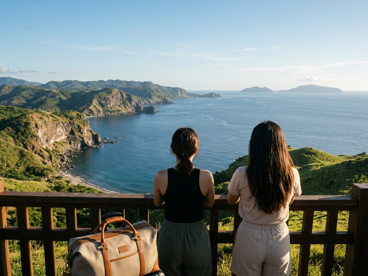 Mariveles Bay and Five Fingers coastline in Bataan